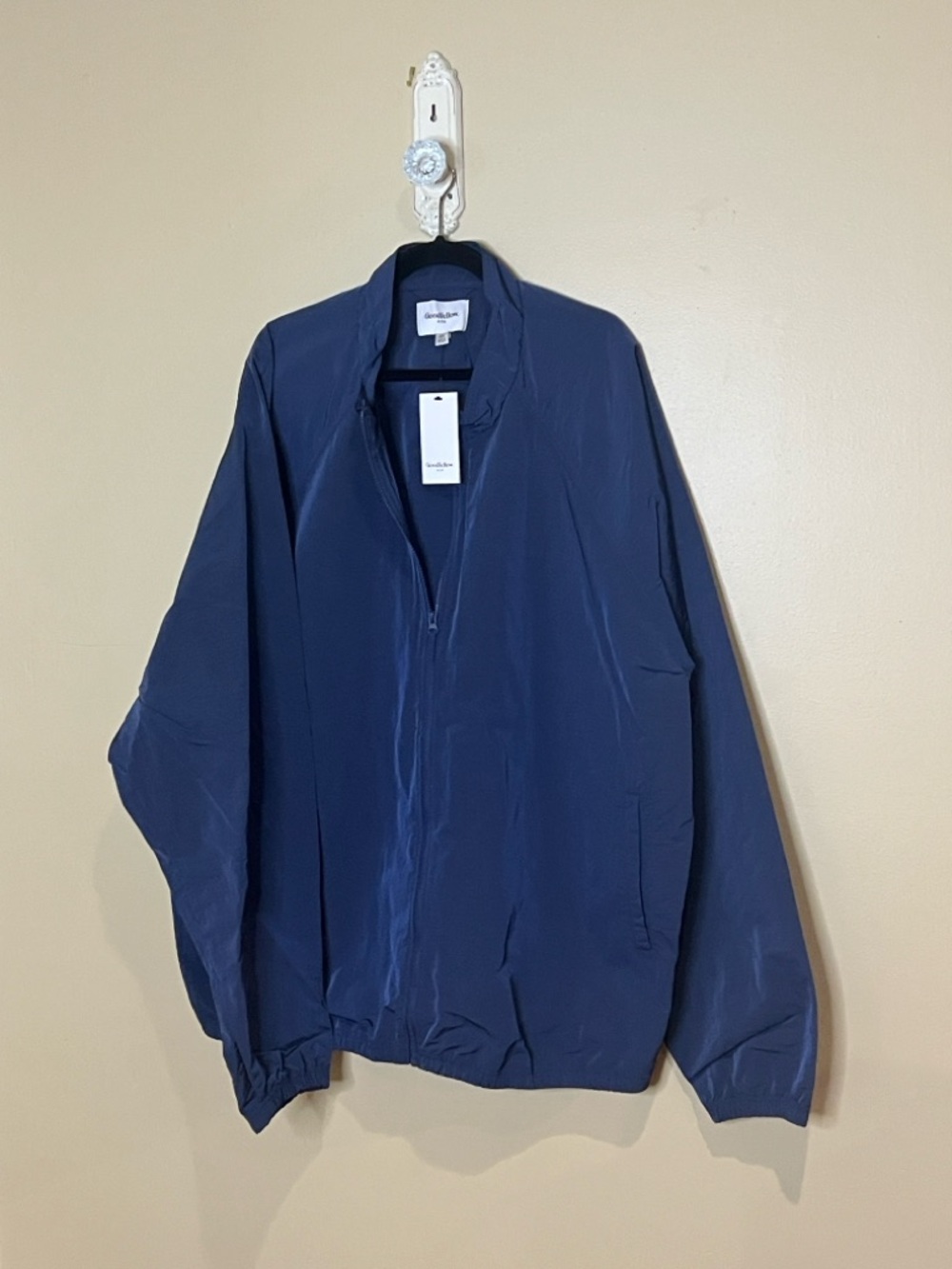 Goodfellow & Co Navy Half-Zip Windbreaker